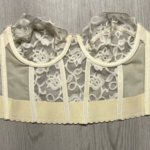 Victoria's Secret Cream Lace Bra